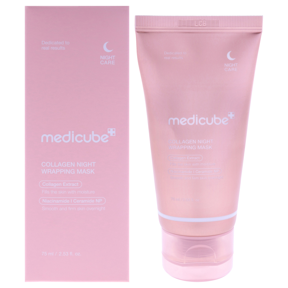 Collagen Night Wrapping Mask by Medicube for Women - 2.53 oz Mask